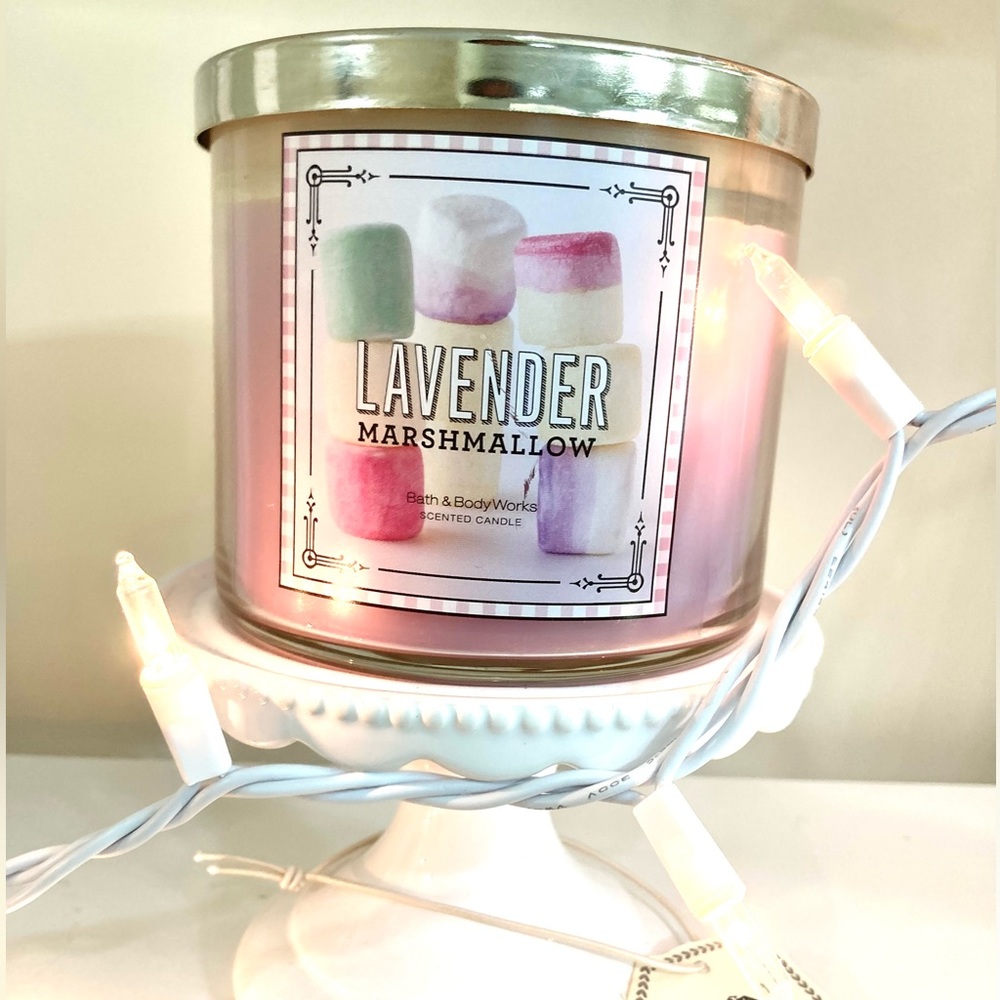 Lavender Marshmallow Bath & Body Works Candle